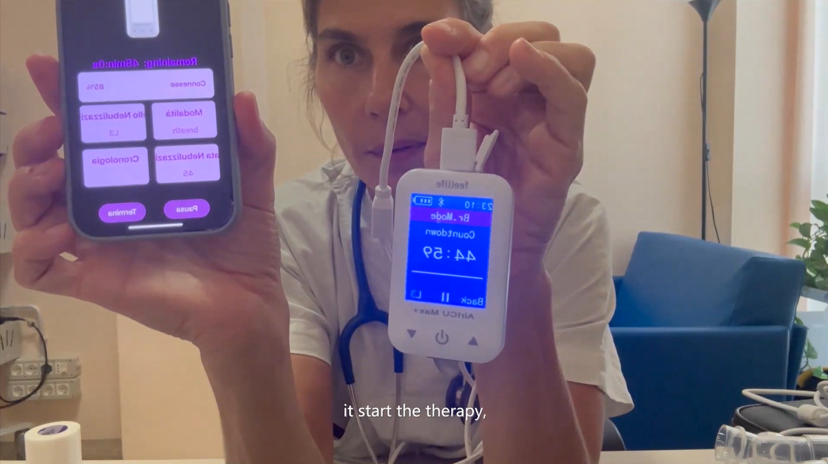 Watch medical professionals share her view on iBreathe®
